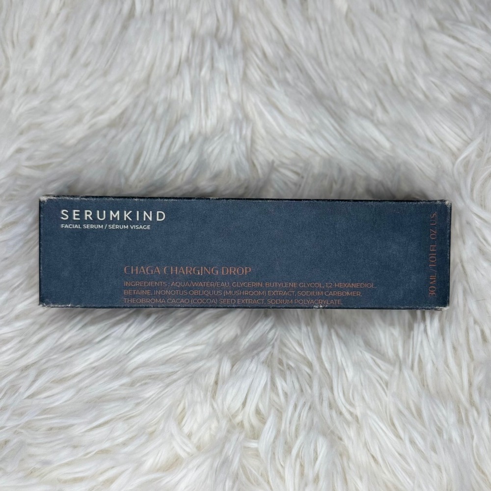 SERUMKIND Chaga Charging Drop Facial Serum‎ 30ml New Sealed